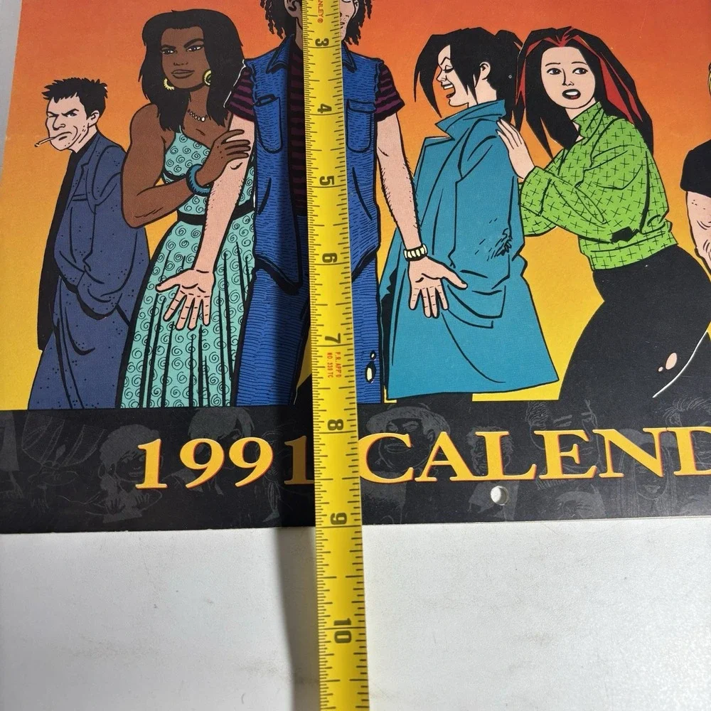Love & Rockets Calendar 1991 Jaime & Gilbert Hernandez‎ Fantagraphics RARE